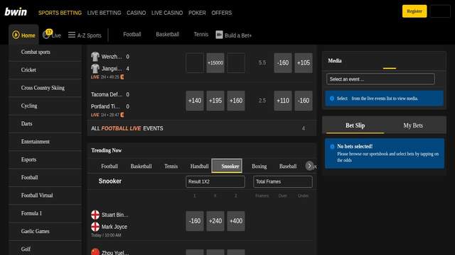 Bwin casino screenshot